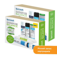 Ecosoft PURE Balance — Годовой запас картриджей для фильтра обратного осмоса с минерализацией