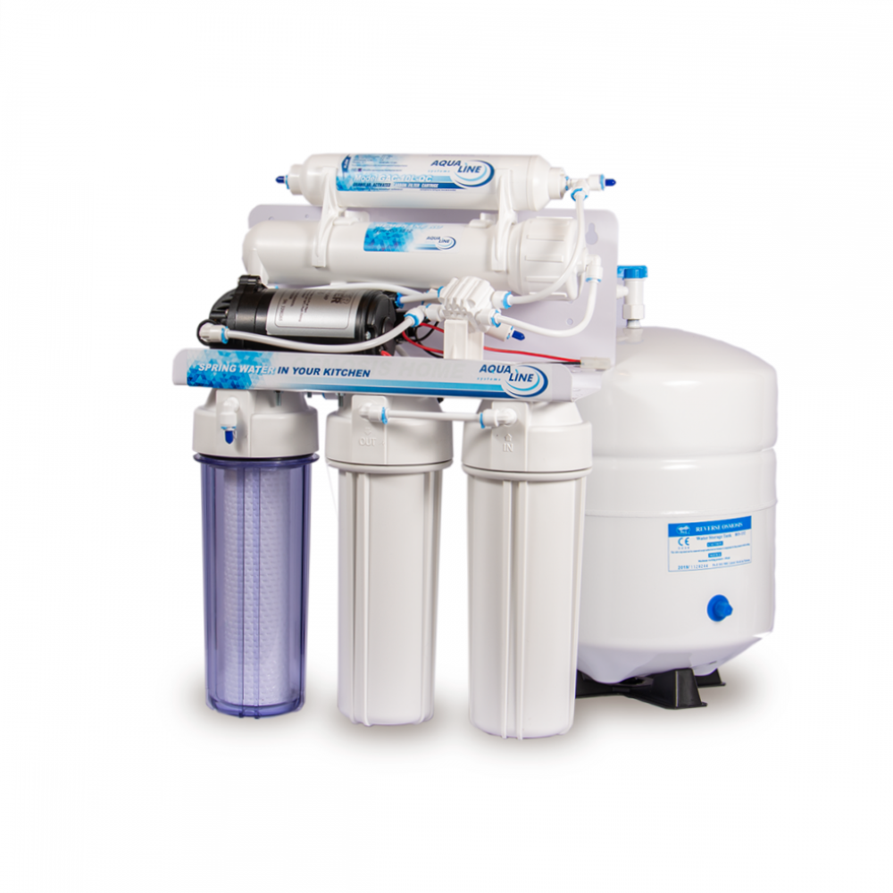 Фільтр для води зворотного осмосу з помпою Leaderfilter - Aqualine RO-5