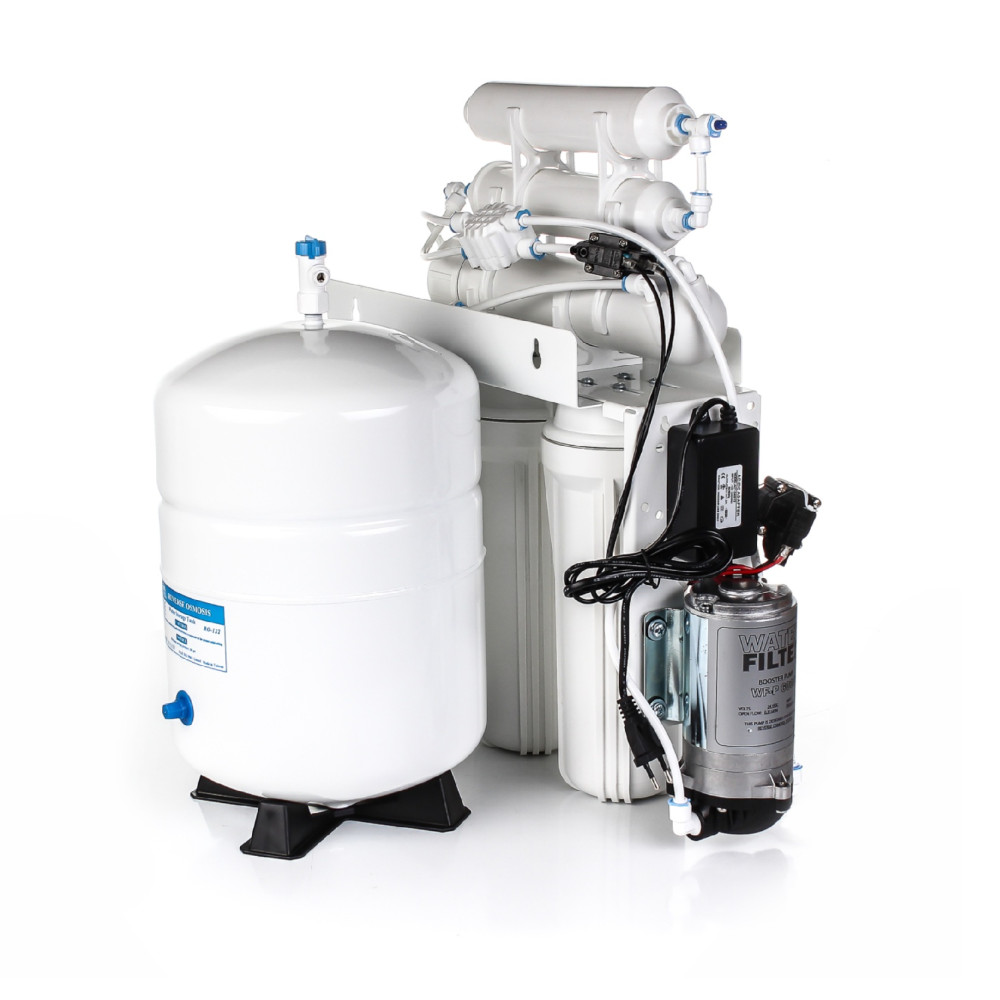 Система обратного осмоса Leaderfilter — WATER FILTER Standard WFRO-6L-50 Pump 