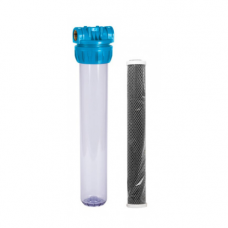 Магістральний вугільний фільтр Formula Vody з картриджем Slim 20’’ СТО